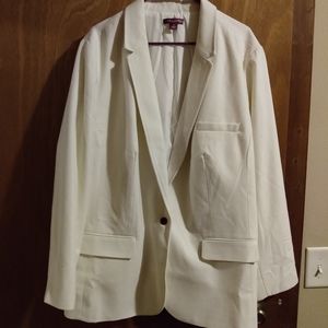 White Wool Blazer